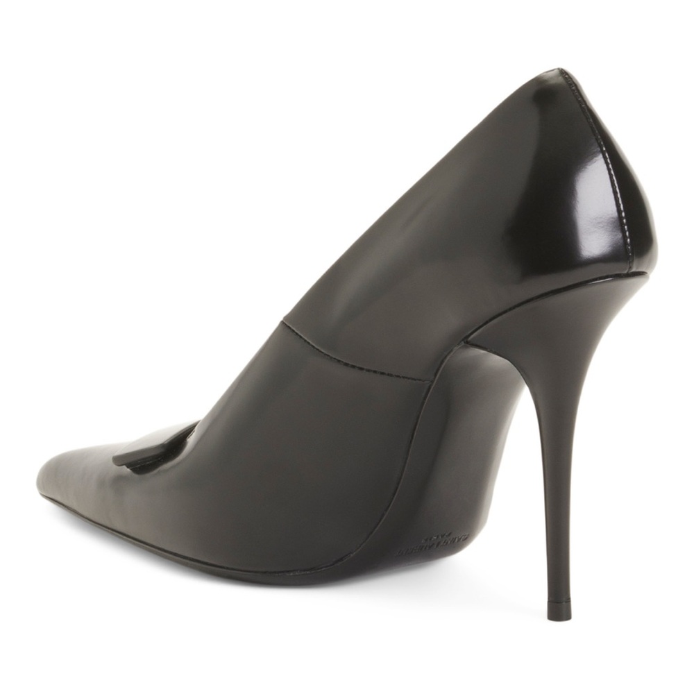SAINT LAURENT NIB Luxe ‘Kayla’ Heels. Lamb Leather Classic Quiet Luxury. Sz37.5💕 - Picture 2 of 3